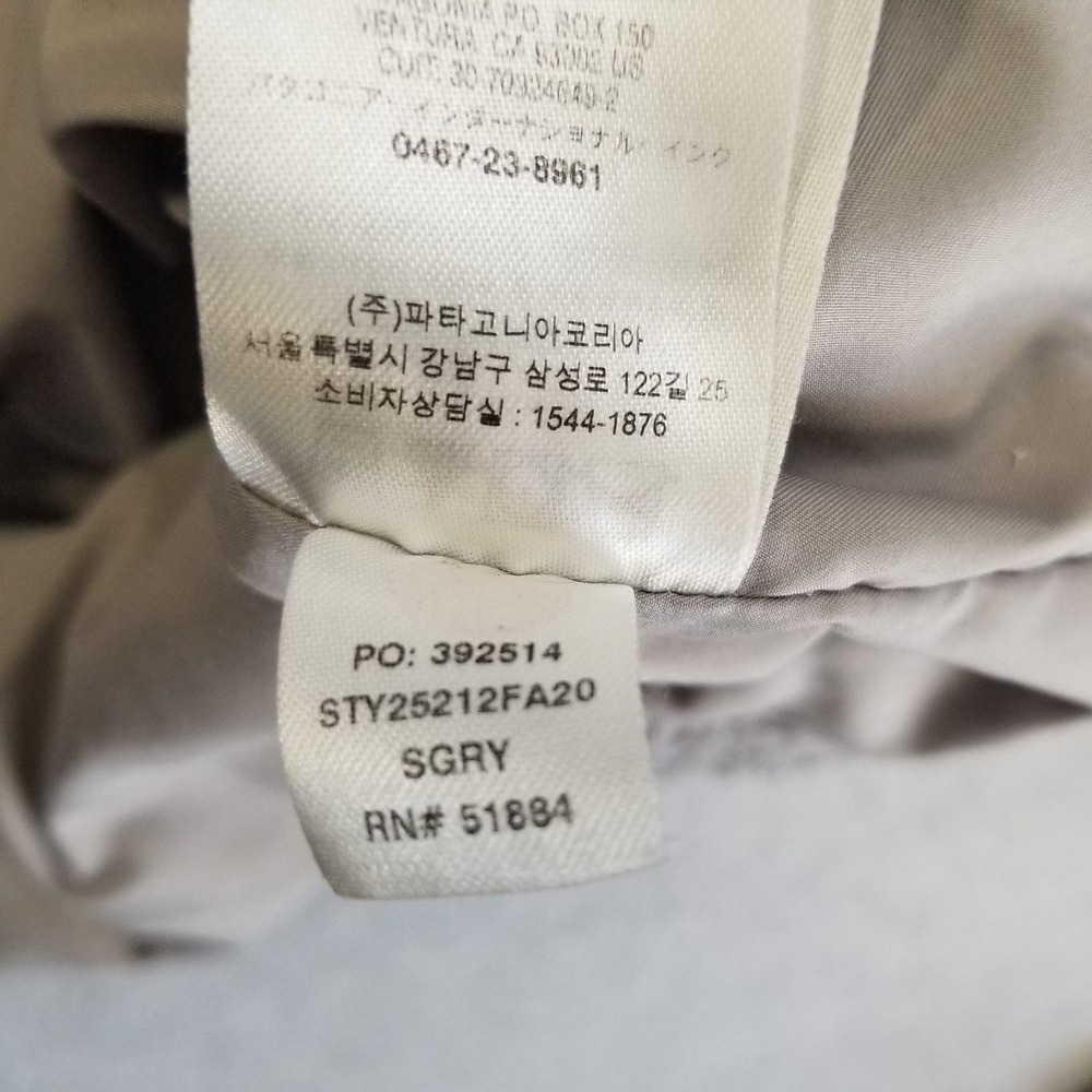 Patagonia Fleece Jacket Womens Medium Beige Full Zip Warm Cozy Outdoor Los Gatos - Picture 10 of 12